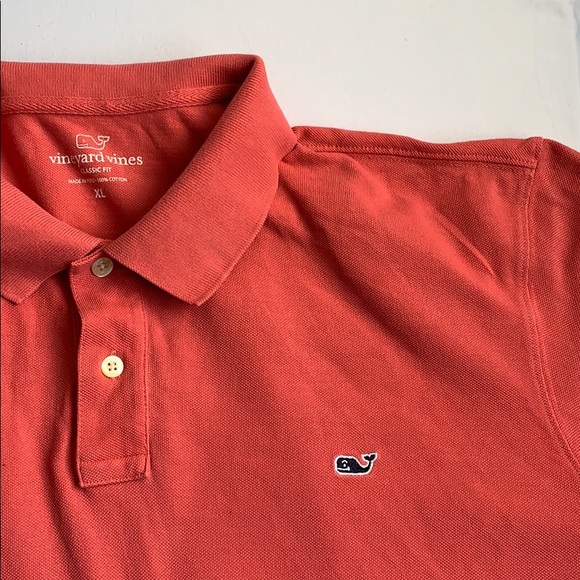 Vineyard Vines Pink Polo Shirt XL - Picture 4 of 6